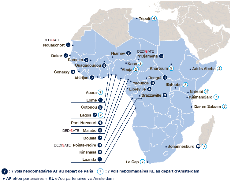 Air France pursues its growth strategy in Africa