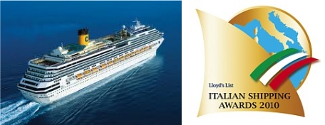 Costa Cruises votes number 1 for environmental protection at Italian Shipping Awards