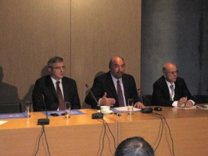 O υφυπουργός Πολιτισμού και Τουρισμού κ. Γ.Νικητιάδης, στο αμφιθέατρο του Μουσείου της Ακρόπολης παρουσίασε τα αποτελέσματα της Συνόδου των Υπουργών Τουρισμού του ΟΣΕΠ