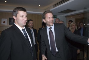 O Υπουργός Πολιτισμού και Τουρισμού κ. Παύλος Γερουλάνος  με τον Ισραηλινό Υπουργό Τουρισμού κ. Stas Misezhnikov