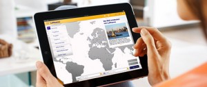 Lufthansa flight-booking iPad app
