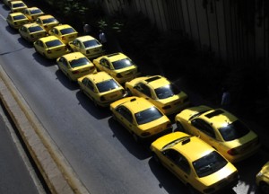 taxi strike