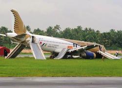 A320 της Gulf Air με τραυματίες όταν ολίσθησε στον διάδρομο προσγείωσης
