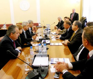 συνάντηση με τον Πρόεδρο των Επιμελητηρίων της Ρωσίας κ. Κατυρίν