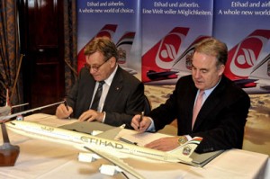 H Etihad Airways o μεγαλύτερος μεμονωμένος μέτοχος της Air Berlin