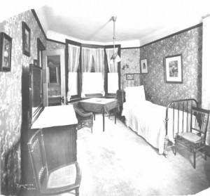 Ιστορική φωτογραφία από ένα από τα δωμάτια του Algonquin