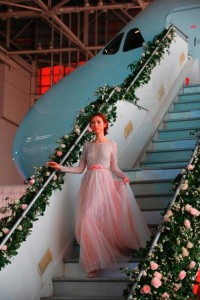 British Airways celebrates A380 launch to Hong Kong with a specially created runway for Alice Temperley collection