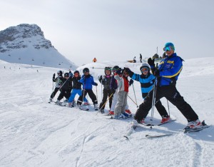children ski