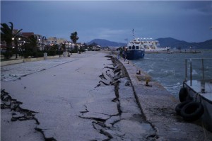 Κεφαλονια λιμάνι σεισμός