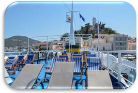 Aegean Glory - το sun deck