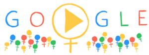 Google doodle Παγκόσμια Ημέρα της Γυναίκας
