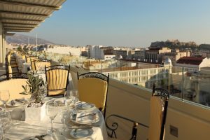 01. Titania Hotel _ Olive Garden _ Acropolis view (day)