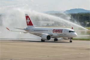 SWISS takes delivery of its first Bombardier C Series aircraft