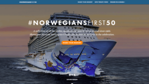 Norwegian Cruise Line celebrates its first 50 years of unforgettable cruise holidays
