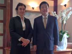 Συνάντηση της Υπουργού Πολιτισμού & Αθλητισμού, με τον Πρέσβη της Λαϊκής Δημοκρατίας της Κίνας στην Αθήνα