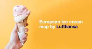 Lufthansa passengers looking for ice cream