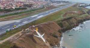 Pegasus Airlines skids off runway