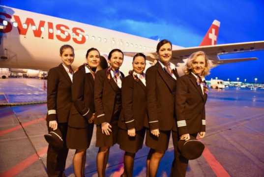 SWISS flies to Berlin with an all-female crew