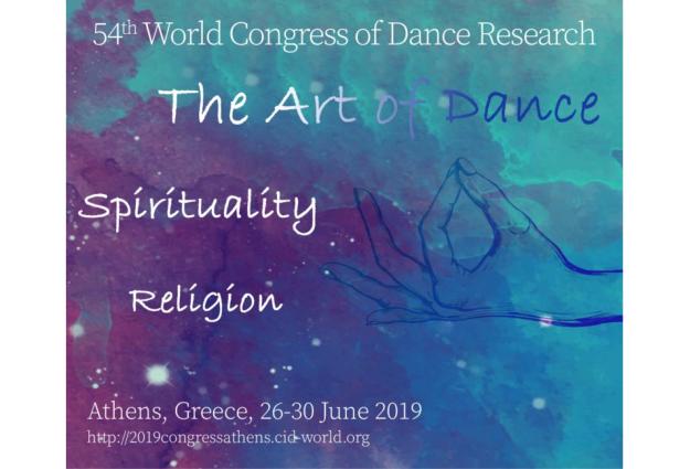 54th World Congress of Dance Research Athens, 26-30 June 2019