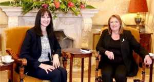 Την Υπουργό Τουρισμού, Έλενα Κουντουρά, υποδέχτηκε στο Προεδρικό Μέγαρο της Μάλτας, η Πρόεδρος, ΑΕ Marie-Louise Coleiro Preca