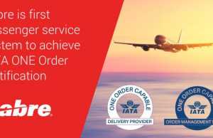 Sabre is first passenger service system to achieve IATA ONE Order certification