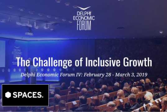 Για δεύτερη φορά συνεργασία Spaces και Delphi Economic Forum