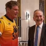 David Hasselhoff ( Actor), Alkis Sotiriou (General Manager at Makedonia Palace Hotel)