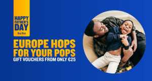 Ryanair: FLY FOR FATHERS DAY €19.99 SEATS – EUROPE HOPS FOR YOUR POPS ON SALE NOW