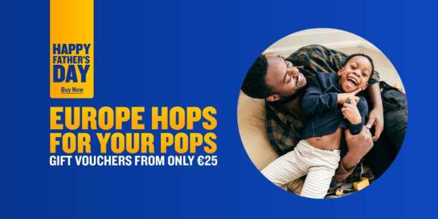 Ryanair: FLY FOR FATHERS DAY €19.99 SEATS – EUROPE HOPS FOR YOUR POPS ON SALE NOW