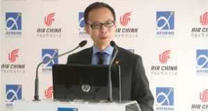 Ο κ. Φάν Χεγιούν, Γενικός Διευθυντής της Air China