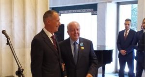 Εκδήλωση προς τιμή του Νικόλαου Δασκαλαντωνάκη στην Ρωσική Πρεσβεία από τον Πρέσβη Αντρέι Μάσλοβ