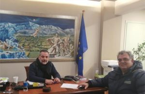 Ενημερωτική συνάντηση Δημάρχου Οροπεδίου Λασιθίου με διευθυντή ΟΑΚ