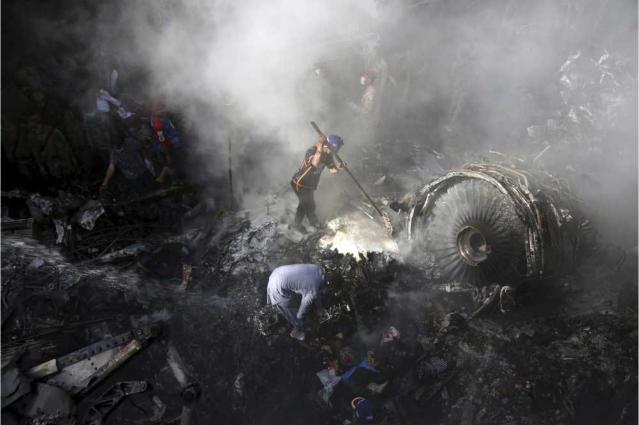 PIA passenger plane crashes in Karachi