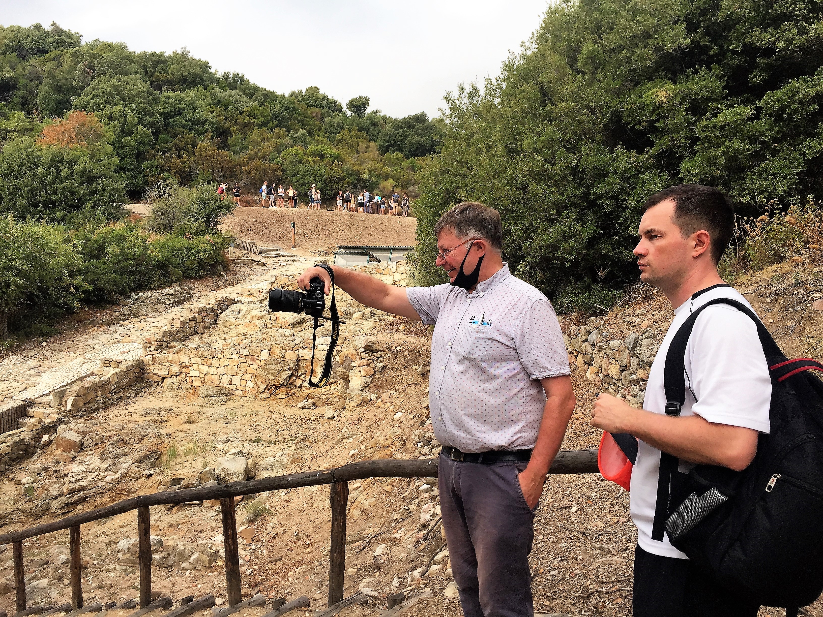 Στον αρχαιολογικό χώρο των Σταγείρων