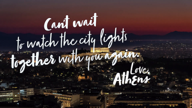 «Μέχρι να συναντηθούμε ξανά…»: Η νέα ψηφιακή καμπάνια για την Αθήνα εν μέσω
