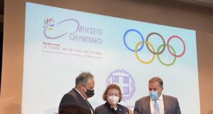 Εγκαινιάστηκε από την Υπουργό Πολιτισμού και Αθλητισμού Λίνα Μενδώνη η νέα Μόνιμη Έκθεση του Ολυμπιακού Μουσείου Θεσσαλονίκης