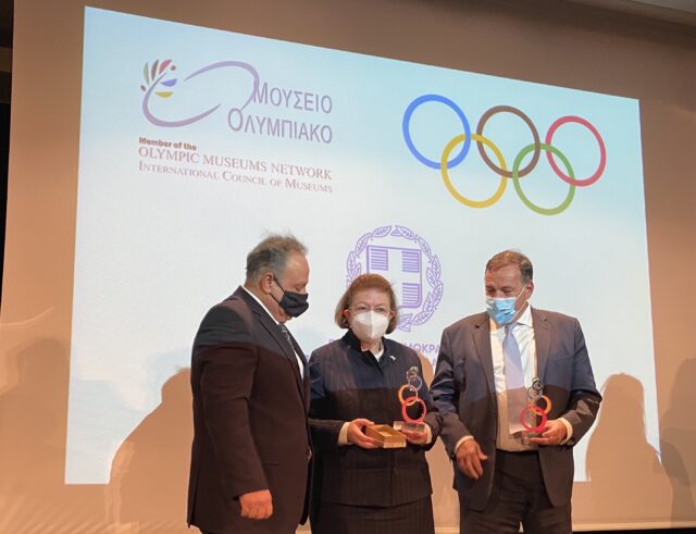 Εγκαινιάστηκε από την Υπουργό Πολιτισμού και Αθλητισμού Λίνα Μενδώνη η νέα Μόνιμη Έκθεση του Ολυμπιακού Μουσείου Θεσσαλονίκης