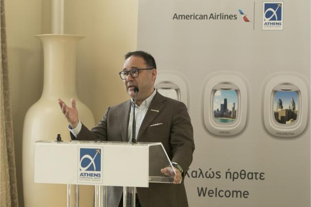 Ο κ. Cristian Lizana Prado, Regional Director for Europe Sales, American Airlines