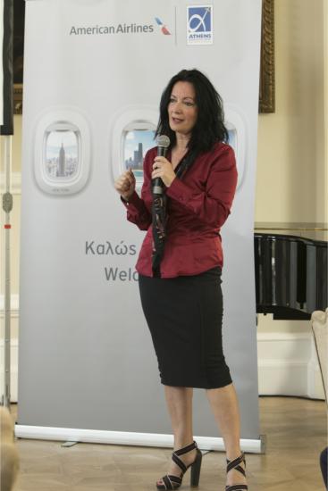 Ms. Ioanna Papadopoulou, Director of Communications and Marketing for Athens International Airport
