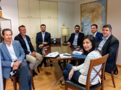 Συνάντηση Ολυμπίας Αναστασόπουλου με στελέχη της πολυεθνικής εταιρίας D-Marin