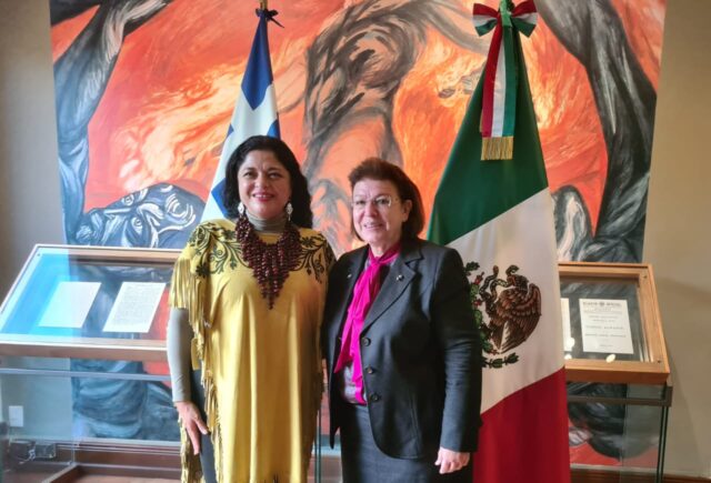 Σύσκεψη εργασίας της Λίνας Μενδώνη με την Υπουργό Πολιτισμού του Μεξικού – Συνέργειες για την αντιμετώπιση της παράνομης διακίνησης πολιτιστικών αγαθών