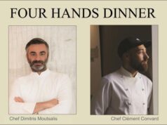 The "Four Hands Dinner" at the MFlavours restaurant of Athens Capital Hotel-MGallery Collection promises to harmoniously combine Greek and French cuisine