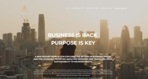 Accor: Business Travel is Back - Purpose is Key