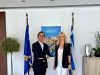 Συνάντηση της υφυπουργού Τουρισμού κυρίας Έλενας Ράπτη με τον επικεφαλής του γραφείου στην Αθήνα του Παγκόσμιου Οργανισμού Υγείας κ. Joao Breda.