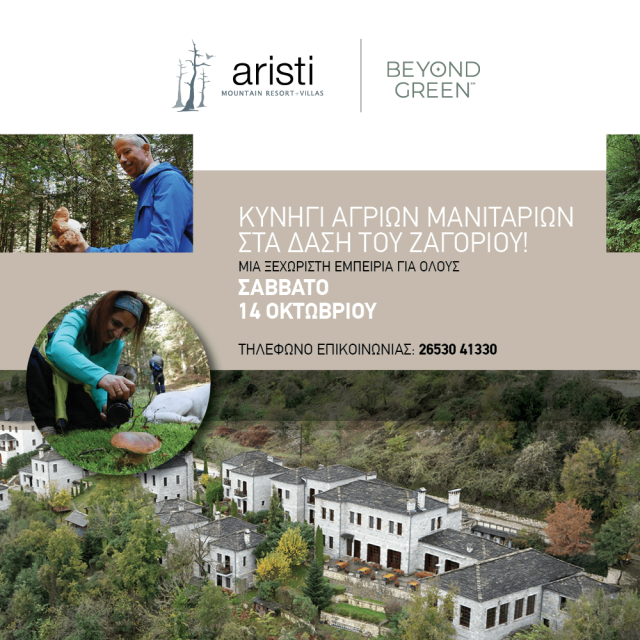 Aristi Mountain Resort & Villas: Κυνήγι Μανιταριών & Καζανέματα στο Ζαγόρι