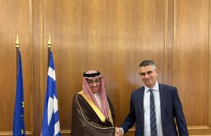 Συνάντηση εργασίας του Υφυπουργού Πολιτισμού Χρίστου Δήμα με τον Υφυπουργό Διεθνών Πολιτιστικών Σχέσεων της Σαουδικής Αραβίας Fahad Bin Abdulrahman AlKanaan