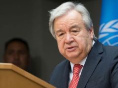 κ. António Guterres, Γενικού Γραμματέα των Ηνωμένων Εθνών