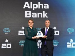 Alpha Bank: Shipping Financier of the Year 2023 στα Lloyd’s List Greek Shipping Awards