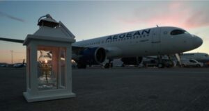 Η AEGEAN και η Olympic Air μετέφεραν το Άγιο Φως στην ελληνική επικράτεια