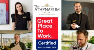 Το The Athenaeum Luxury Hotel, του Ομίλου Athenaeum Hotels, απέκτησε την Πιστοποίηση του Great Place to Work®